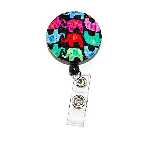 Elephant Badge Reel Retractable for ID or Key Card Free Shipping