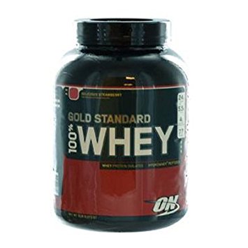 Optimum Nutrition Gold Standard 100% Whey Delicious Strawberry -- 5 lbs