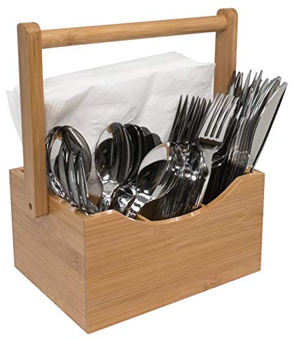 Sorbus Bamboo Utensil Caddy, Wood