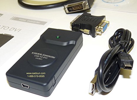 Sadoun SUC801 USB To VGA/DVI Video Converter