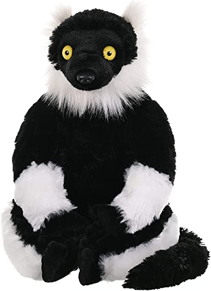 Wild Republic Lemur Plush, Stuffed Animal, Plush Toy, Gifts for Kids, Cuddlekins 12 Inches