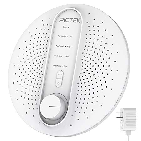 White Noise Sound Machine with 12 Non-looping Fan and White Noise Sounds