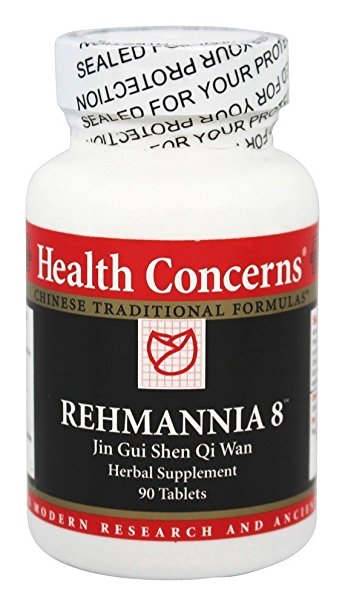 Health Concerns - Rehmannia 8 - Jin Gui Shen Qi Wan Herbal Supplement - 90 Tablets