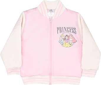 Disney Princesses Girls Bomber Jackets, Minnie Mouse, Lilo and Stitch, Little Mermaid and More Bomber Jackets for Girls