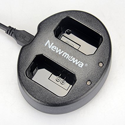 Newmowa Dual USB Charger for Sony FW50, Sony A7, A33, A3000, A5000, A5100, A6000, ILCE-QX1, NEX-5C, NEX-5N, NEX-5R, NEX-5T, NEX-6, NEX-7, NEX-7C, NEX-C3, NEX-F3, SLT-A37, SLT-A55, Cyber-shot RX10 IV