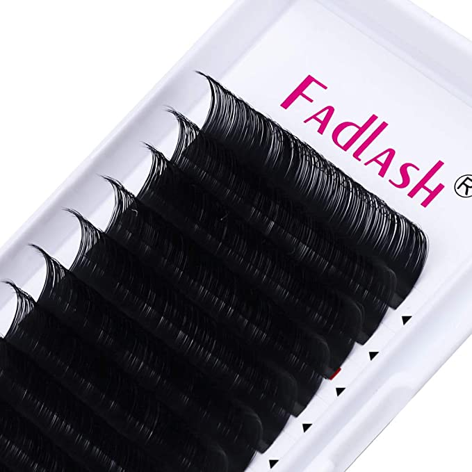 Lash Extensions C Curl 0.07 Mixed Tray 15mm 16mm 17mm 18mm 19mm 20mm Individual Eyelash Extensions Supplies by FADLASH (0.07mm-C, 15-20mm Mix)