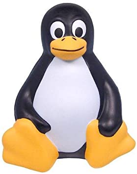 Sitting Penguin Stress Toy (3" Tall)