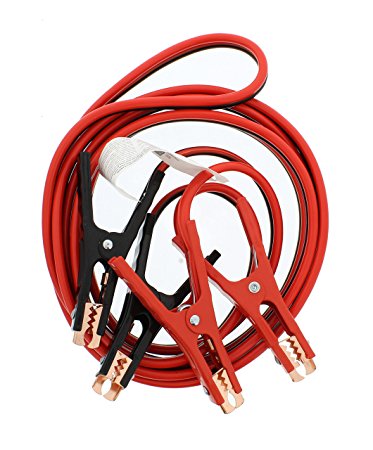 ABN Jumper Cables with Carrying Bag, 16 Feet, 6-Gauge, 500 AMP – Commercial Grade Automotive Booster Cables, Any Vehicle