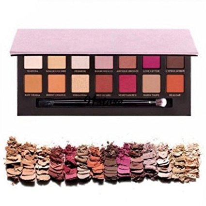 Dolland 14 Color Eye Shadow Makeup Cosmetic Shimmer&Matte Eyeshadow Palette Makeup Palette