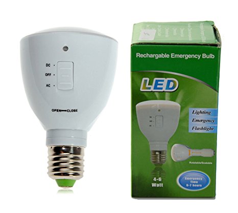 Anpress Multifunctional LED Light Bulb E27 5W Rechargeable Portable Emergency Light Bulb Energy Saving LED Lighting Lamps