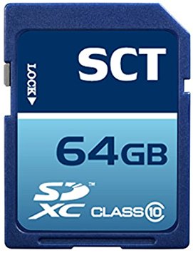 64GB SD XC SDXC Class 10 SCT Professional High Speed Memory Card SDHC 64G (64 Gigabyte) Memory Card for Nikon DSLR D800 D800E D3100 D3200 D5100 D7000 with custom formatting