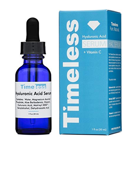 Timeless Skin Care Hyaluronic Acid   Vitamin C Serum (30mL/1oz) Powerful Hydrating & Antioxidant