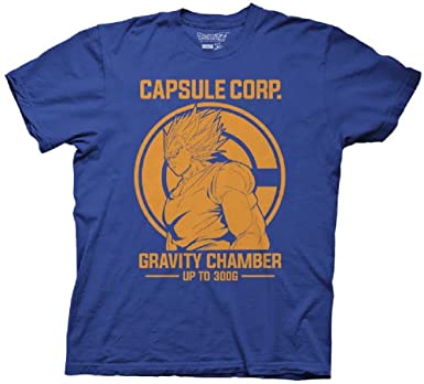 Dragon Ball Z Vegeta Capsule Corp Gravity Chamber Adult T-Shirt