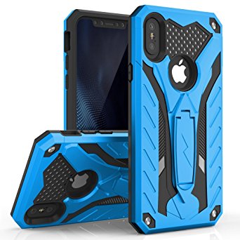 iPhone X Case - Zizo [Static Series] Shockproof [Military Grade Drop Tested] w/ Kickstand [iPhone X Heavy Duty Case] Impact Resistant