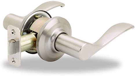 YH Collection Norwood Lever in Satin Nickel - Passage