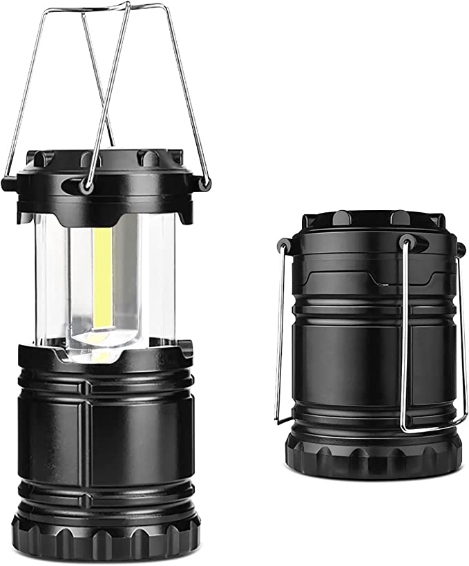 Camping Lantern,Lanterns Battery Operated ,30 COB LEDs Collapsible Portable Lamps,for Camping, Hiking, Garden,Outages,Battery Operated Lamps,(Batteries not Included )
