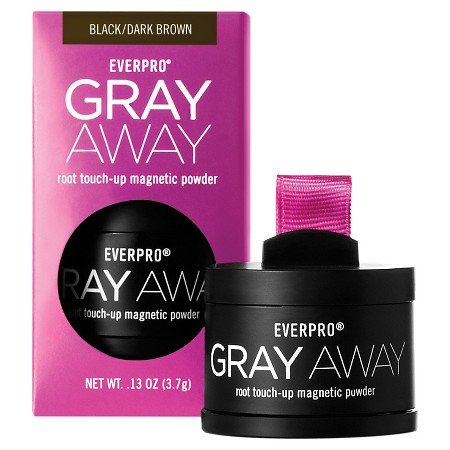 Gray Away Womens Everpro Root Touch Up Powder, Black/Dark Brown