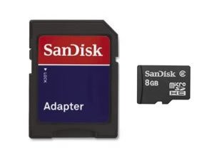 8GB 8 GB SanDisk MicroSDHC / MicroSD Memory Card for Samsung M350 (Seek) M540 (Rant) M550 (Exclaim) M560 (Reclaim) M570 (Restore) M630 (Highnote) M800 (INstinct) M850 (Instinct HD) M900 (Moment) M7500 (Emporio Armani) M8800 (Pixon) Cell Phone