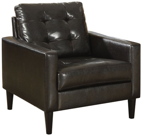 ACME Balin Espresso Faux Leather Accent Chair