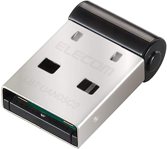 ELECOM Bluetooth USB Adapter Compact Model Ver. 4.0 EDR/LE Compatible (Low Energy Use) Class 2 Windows 10 Compatible LBT-UAN05C2