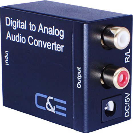 Digital Optical Coax to Analog R/L audio converter