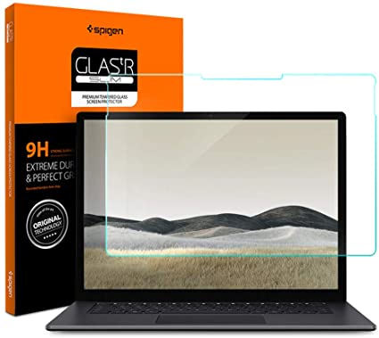 Spigen Tempered Glass Screen Protector Designed for Surface Book 2 / Surface Book 1 (13.5 inch) [9H Hardness]