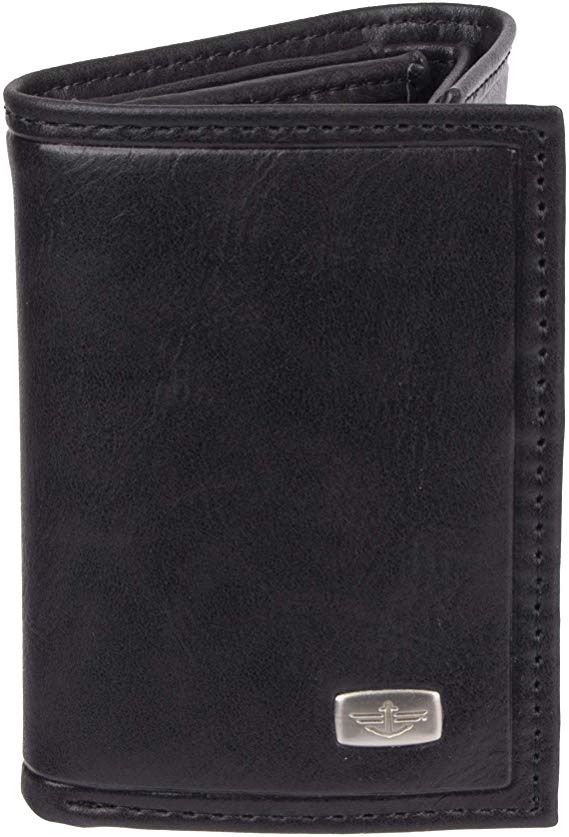 Dockers  Men's  Rfid Security Blocking Extra Capacity Trifold Wallet