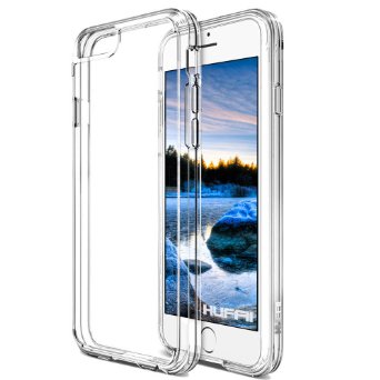 iPhone 6S Case Huffii All Sides Cushion Shockproof Clear Case Cover for iPhone 6 47 Inch  6S 47 Inch Forever Clear