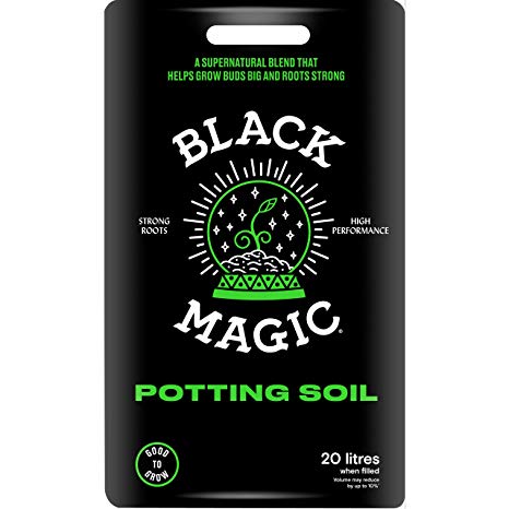 Black Magic Potting Mix 20L Compost, Black, 20 L