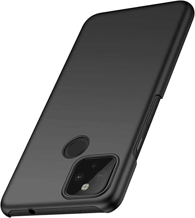 anccer Compatible with Google Pixel 5A 5G Case, [Anti-Drop] Slim Thin Matte Hard Case, Full Protective Cover For Google Pixel 5A 5G (Black)