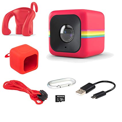 Polaroid Cube Act II – HD 1080p Mountable Weather-Resistant Lifestyle Action Video Camera & 6MP Still Camera w/ Image Stabilization, Sound Recording, Low Light Capability & Other Updated Features