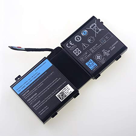 Ding M18X 2F8k3 Replacement Battery Compatible Dell Alienware M17X R5 / M18X R3, 2F8K3 02F8K3 G33TT 0G33TT KJ2PX 0KJ2PX Compatible Dell 2F8K3 (86Wh 14.8V)