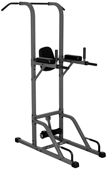 XMark VKR Vertical Knee Raise with Dip and Pull-up Station Power Tower XM-4432 (Gray or White)