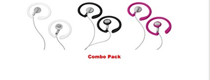 Coosh Headphones, 3 Color Combo Pack