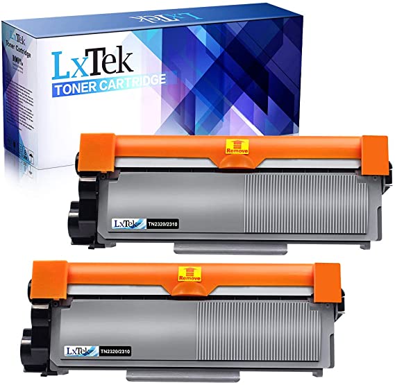 LxTek TN2320 TN2310 TN-2320 TN-2310 Toner Cartridges Compatible for Brother MFC-L2700DN HL-L2300D HL-L2360DN HL-L2340DW DCP-L2500D DCP-L2520DW DCP-L2540DN MFC-L2720DW MFC-L2740DW