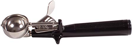 Winco Ice Cream Disher with Black Handle, Size 30