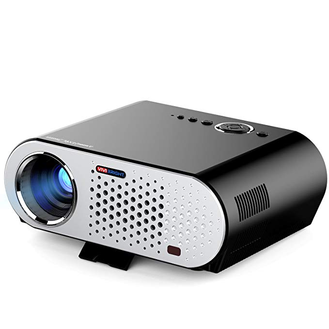 Portable Video Projector,Umootek GP90 Home Theater LCD Projector HD 1080p use at Home Theater/Entertainment/Movie/Party/Game with HDMI/VGA interface for Computer/Laptop/iPad/Smartphone