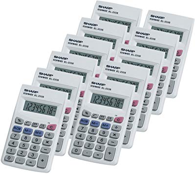 Sharp EL233SB Standard Function Calculator 11/Pack