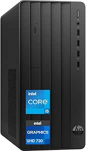 HP Pro Tower 290 G9 Desktop Business Computer, 12th Gen Intel Core i5-12400 Processor, 2-Monitor Support 4K, DVD-RW, HDMI, VGA, Wi-Fi, Windows 11 Pro (32GB RAM, 1TB SSD)