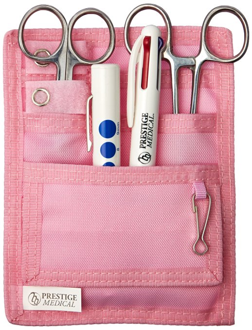 Prestige Medical 736-PNK Belt Loop Organizer Kit with Forceps