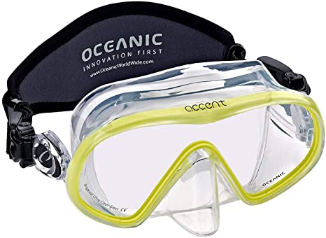 Oceanic Shadow Frameless Dive Mask, (Great for Scuba Diving and Snorkeling)