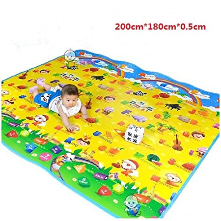 COFFLED® Baby Toddler Crawling Mat Play Carpet Playmat Family Picnic Blanket Gift