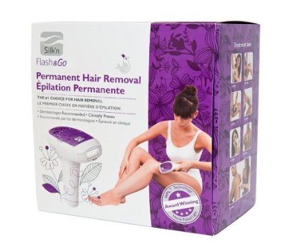 Silk'n Flash and Go Face and Body Permanent Hair Removal Device