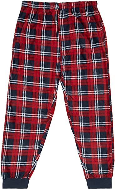North 15 Boy's Super Soft, Plaid Mink Fleece Pajama Pants (8-18)