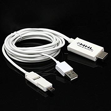 C&C Products 2.5m/ 8FT Micro USB To MHL HDMI 1080P Cable Adapter For Note
