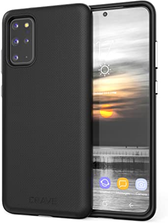 Crave S20  Case, Crave Dual Guard Protection Series Case for Samsung Galaxy S20 Plus - Black