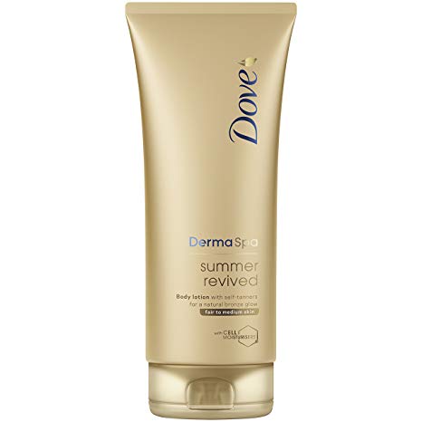 Dove DermaSpa Summer Revived Fair to Medium Gradual Self Tan 200ml