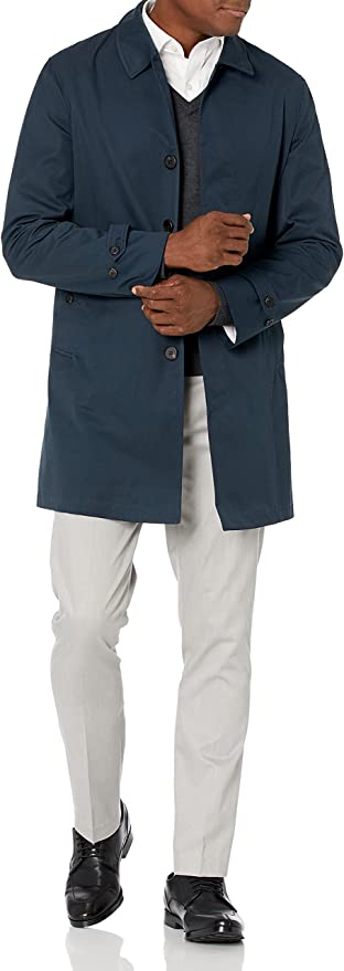 Buttoned Down Mens Water Repellant Car Coat