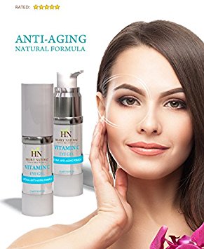 Highly Natural Vitamin C Eye Gel Anti Aging Formula That Repairs and Prevents Dark Circles , Puffiness , Fine Lines and Wrinkles , Includes Vitamin E and Cucumber Extract , 100% Made In USA 0.5 fl oz