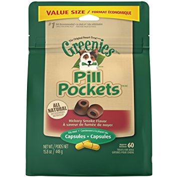 GREENIES PILL POCKETS Hickory Smoke Flavor Treats for Dogs